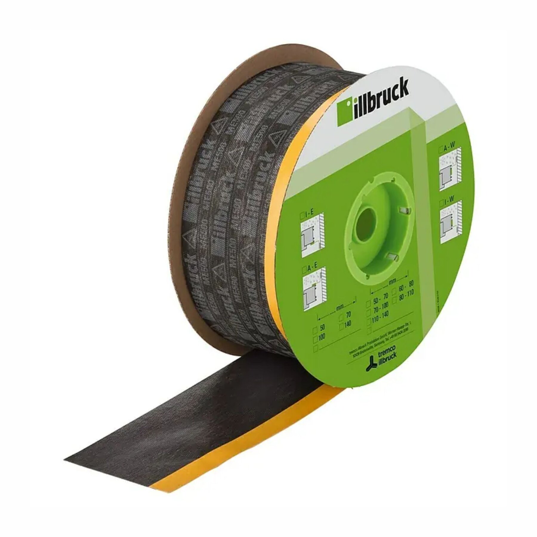 RESTPOSTEN illbruck ME500 TwinAktiv 200mm x 50m Fensteranschlussfolie MHD 10/26