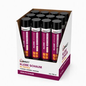 Karton (12x 750ml) duBAUST WSP24 WDVS Klebeschaum B1