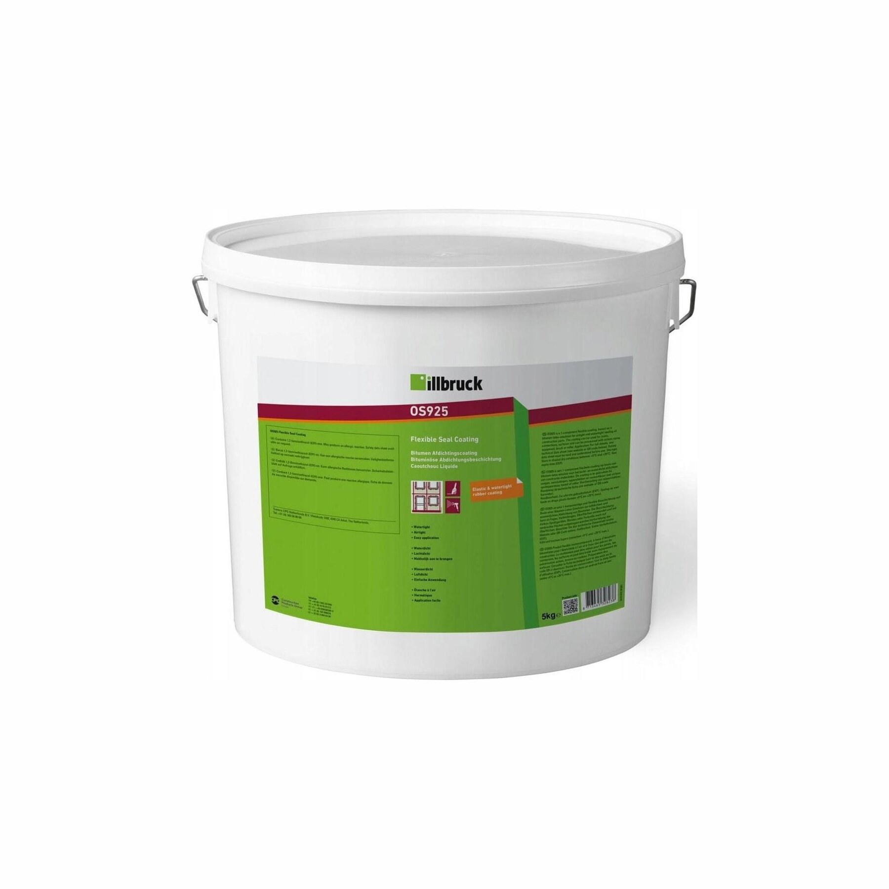 illbruck OS925 bituminöse EPDM Abdichtungsbeschichtung 5kg Eimer