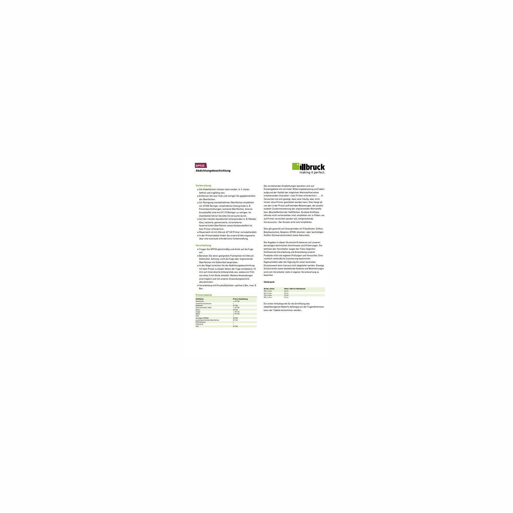 illbruck SP925 luft- und wasserdichte Abdichtungsbeschichtung 310 ml Kartusche, anthrazitgrau