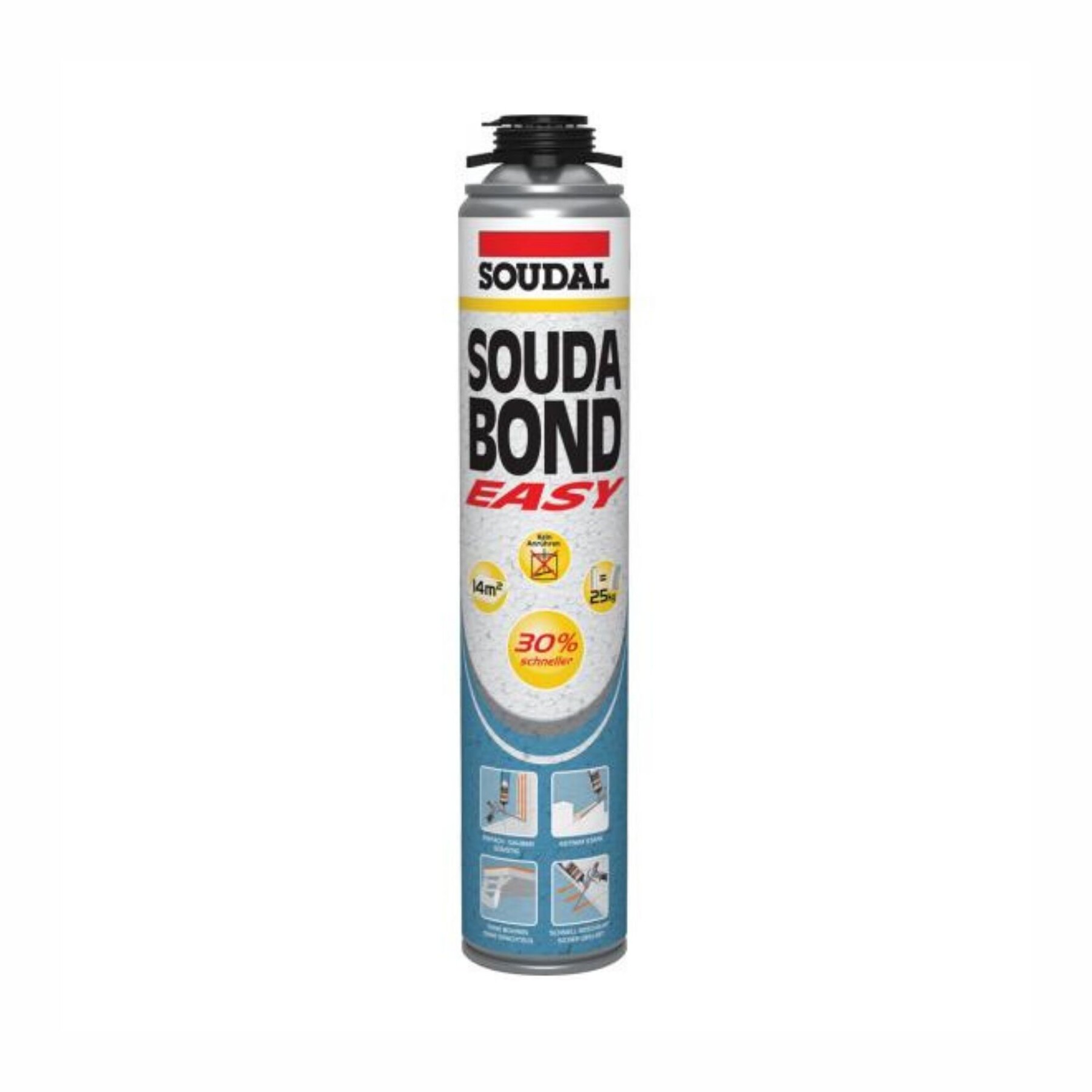 Soudal Soudabond EASY B1 Pistolenschaum Perimeterkleber 800ml Dose, beige