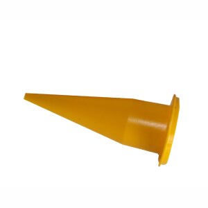50 Stück Schlauchbeutel Düse gelb 120mm