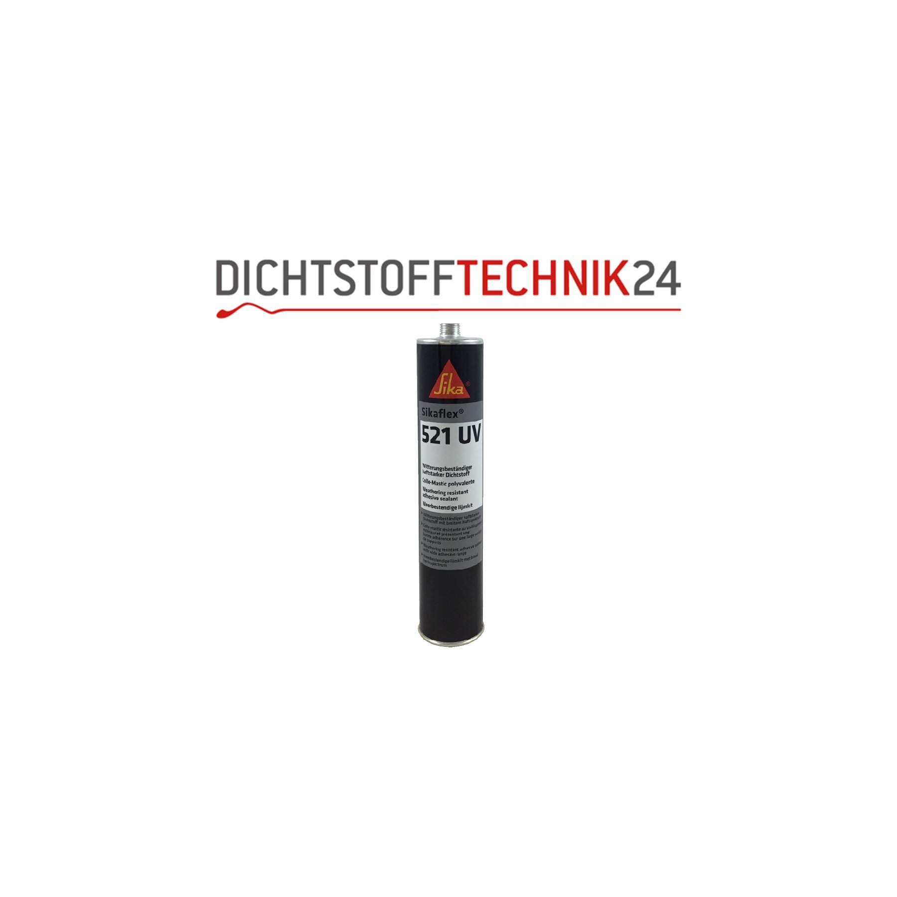 Sikaflex 521 UV Hybriddichtstoff 300ml / 410g Kartusche schwarz