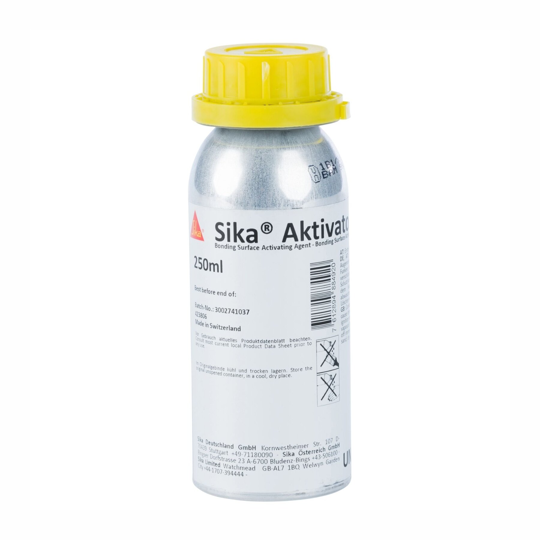 Sika Aktivator-205 | Haftreiniger & Haftvermittler für Glas, Metall und Kunststoffe 250ml