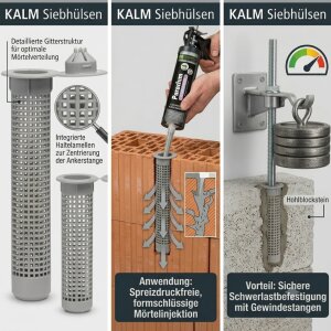Kalm Siebhülsen versch. Größen