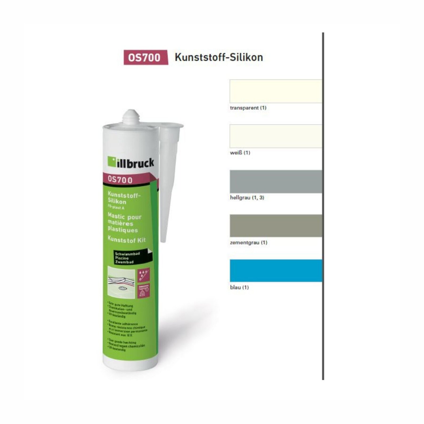 illbruck OS700 Kunststoff-Silikon